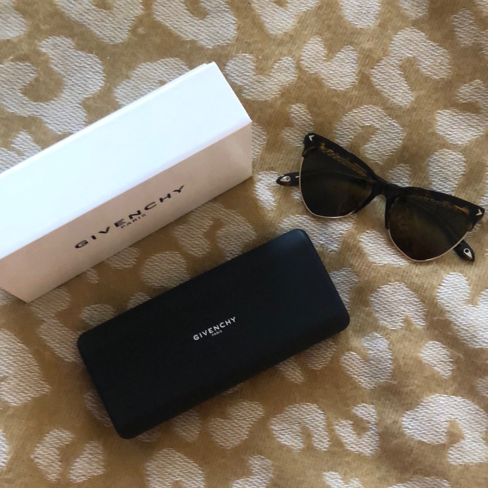 Givenchy tort cat eye sunglasses